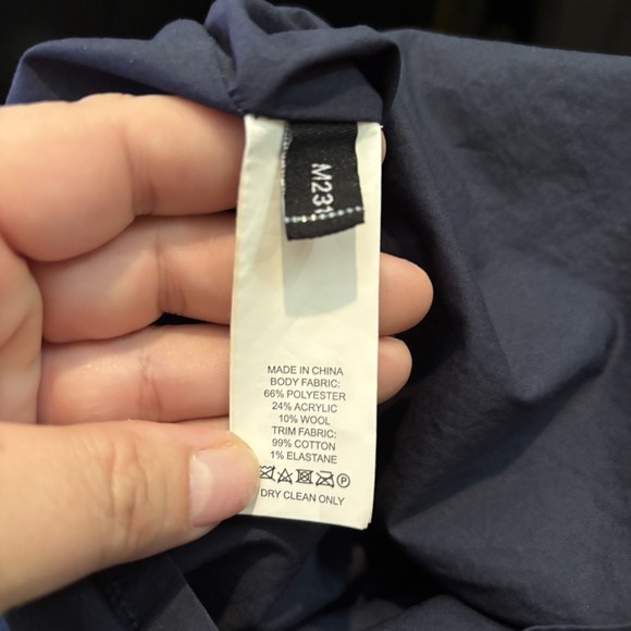 Kate Spade Women's Denim Tweed Lined Blue Skirt Size 8 Broome Street indigo - Picture 5 of 6